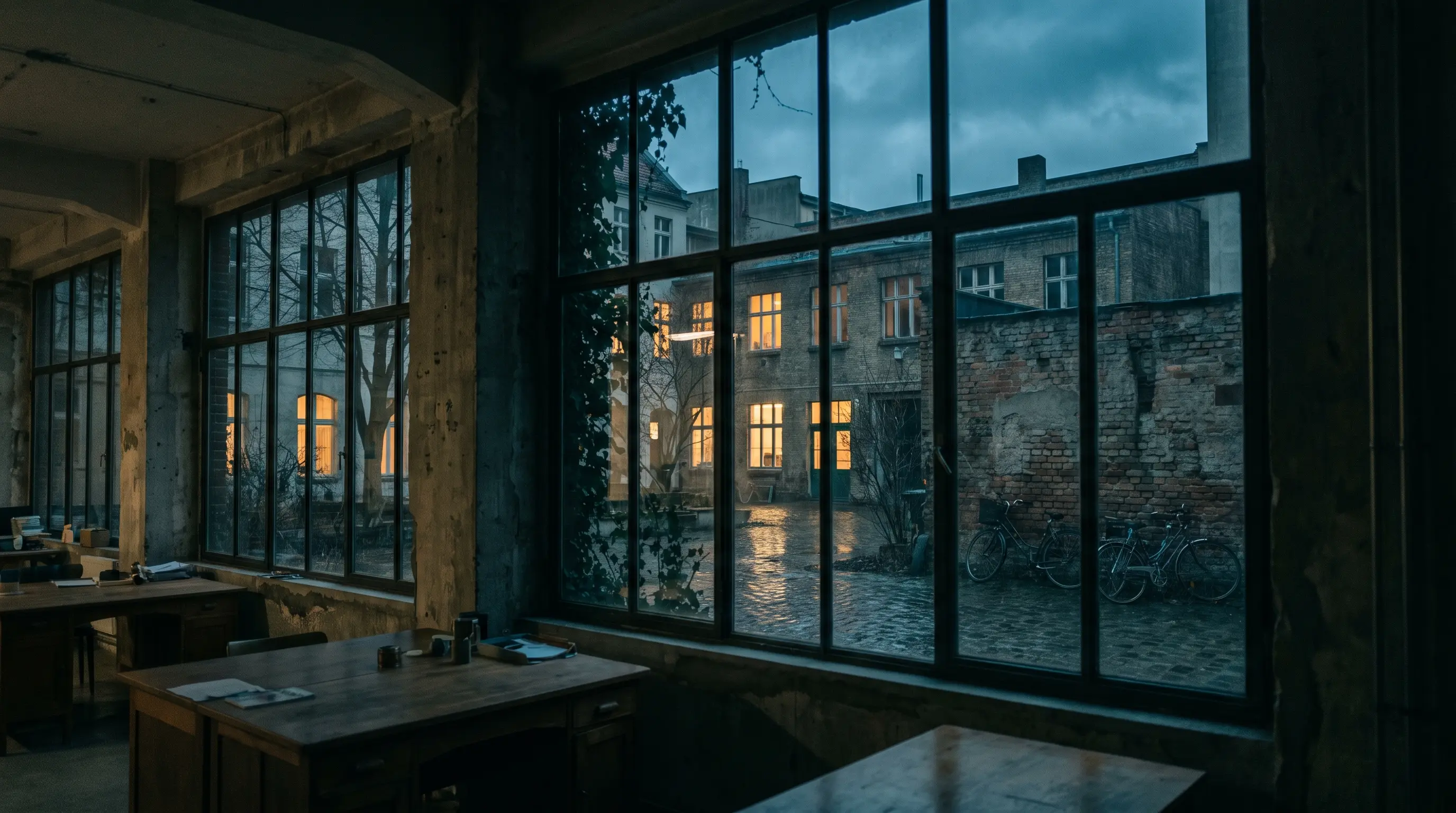 Berliner Werkraum am Abend